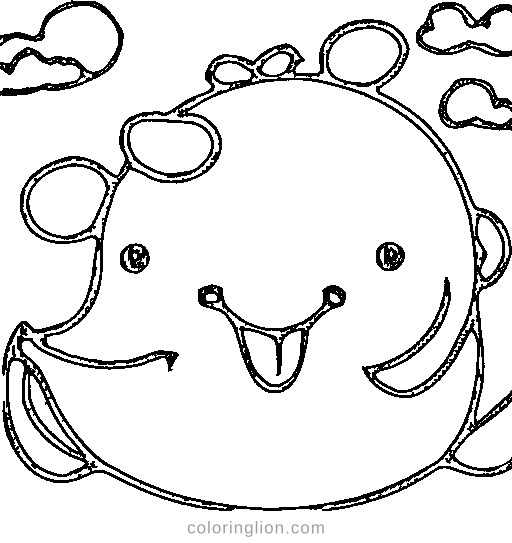Baby whale Coloring Page