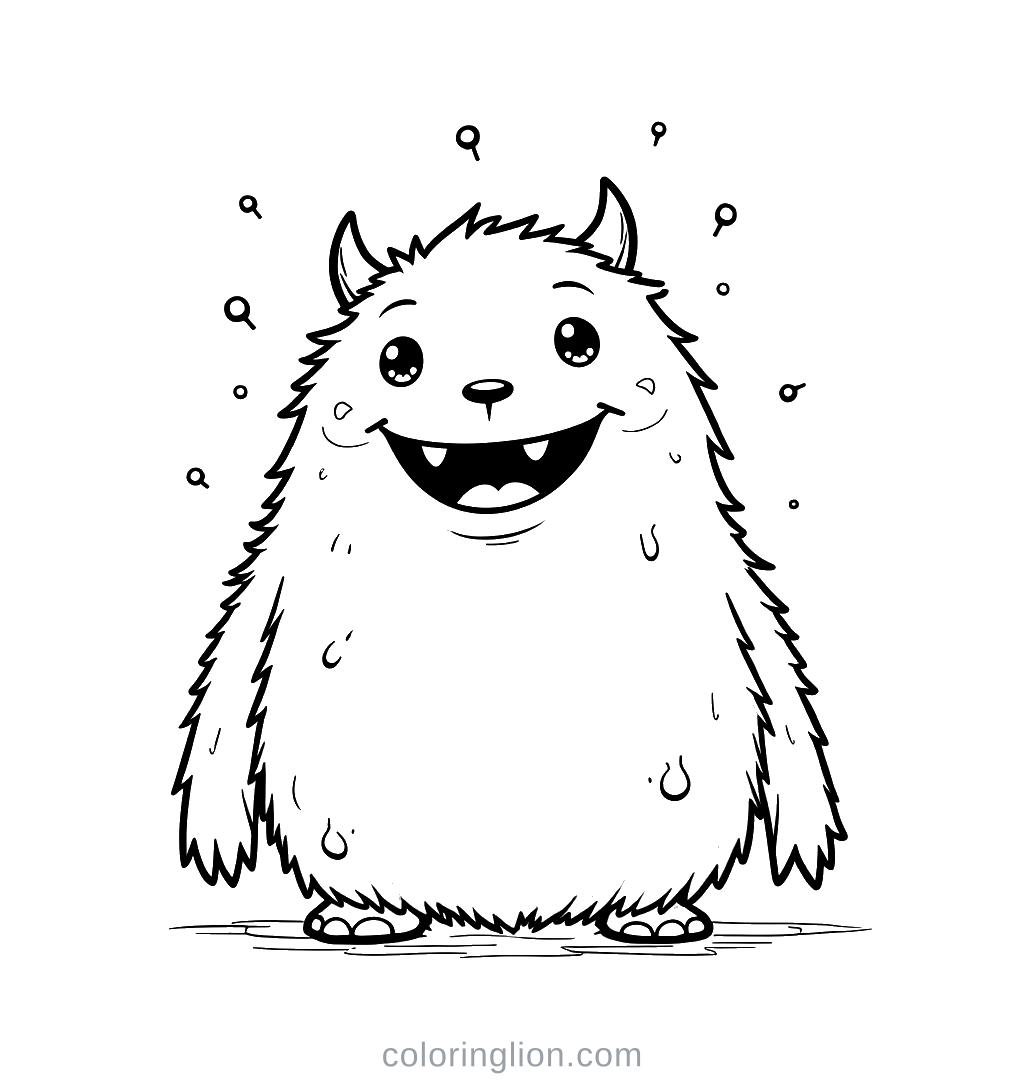 Monster Coloring Page