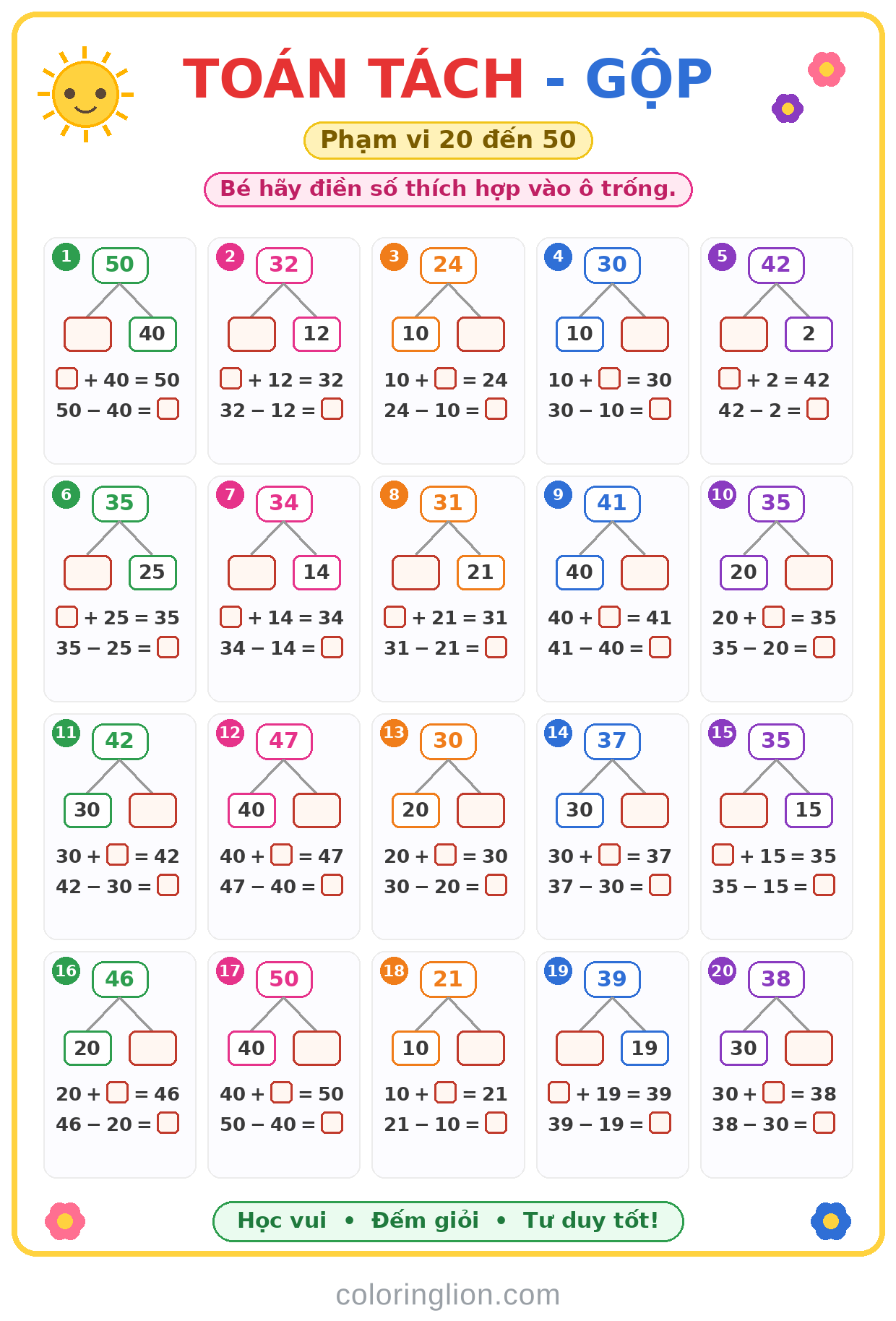 Tách – Gộp số 27