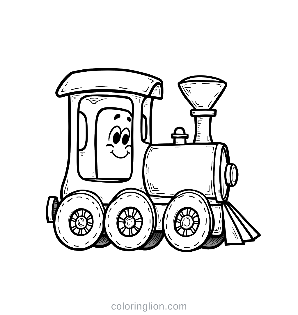 Train Coloring Page