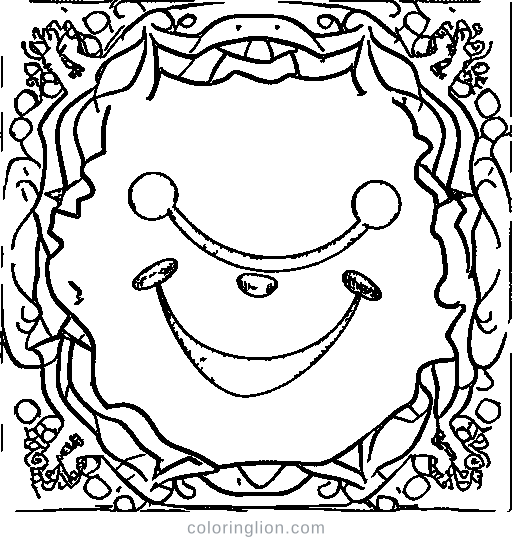Shape Friends Coloring Page