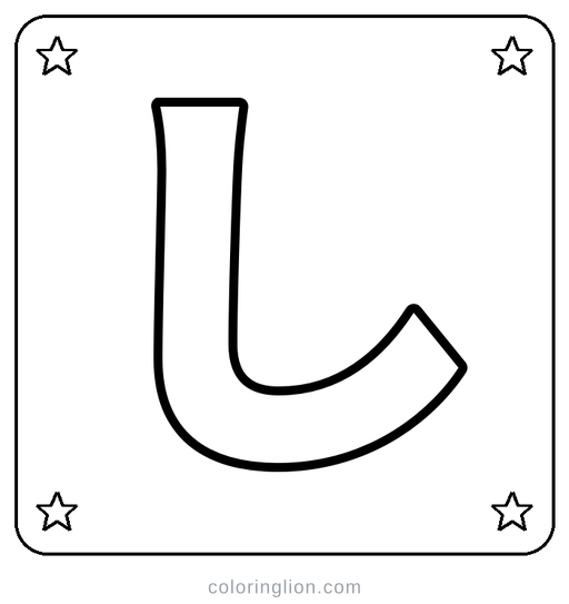 Hiragana し Coloring Page