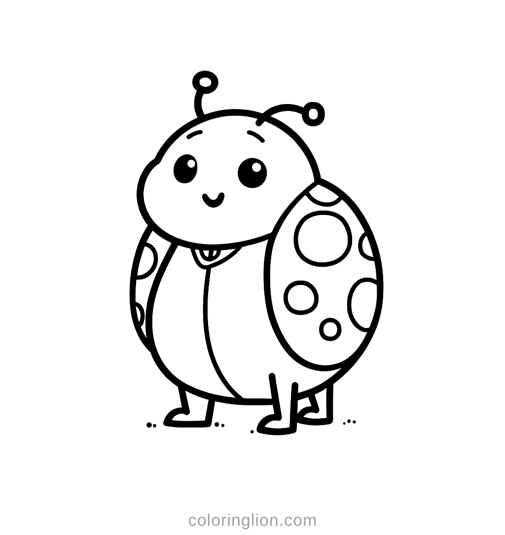Ladybug Coloring Page