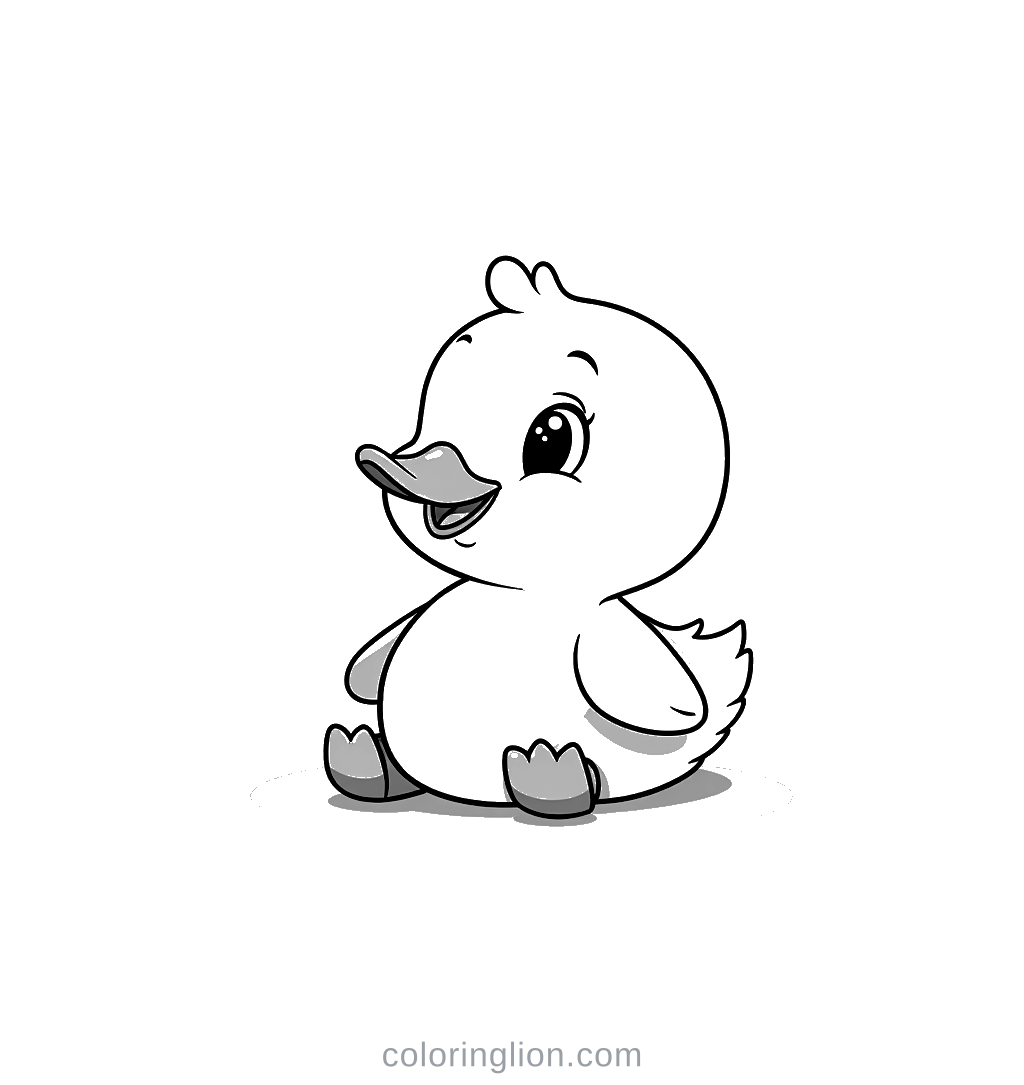 Duck Coloring Page