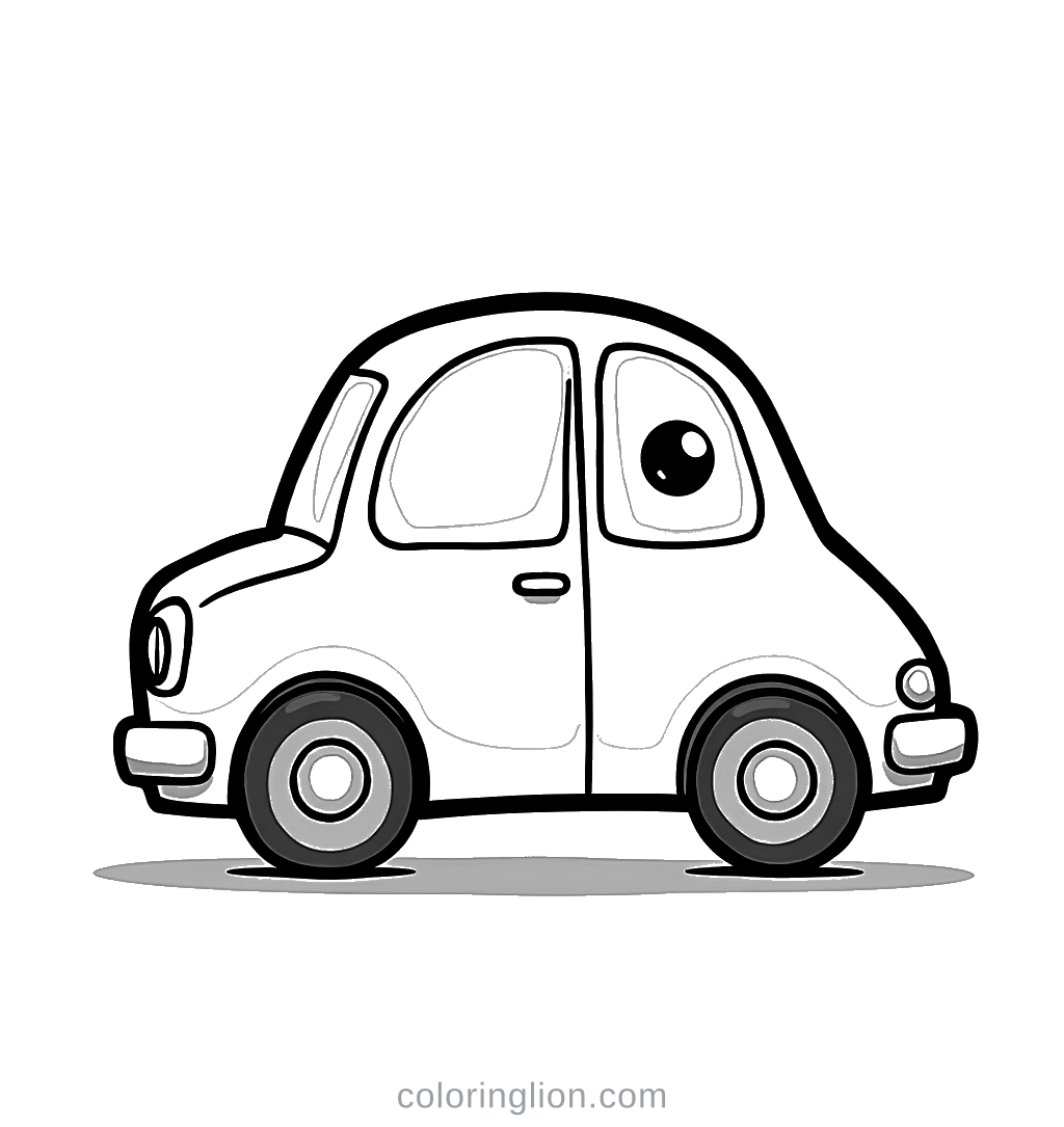 Car Coloring Page