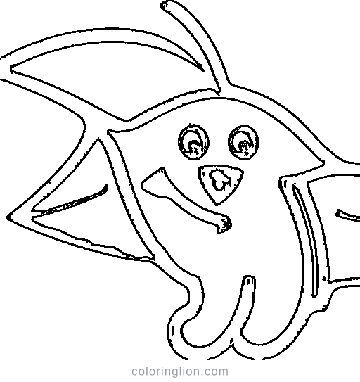 Little parrot Coloring Page