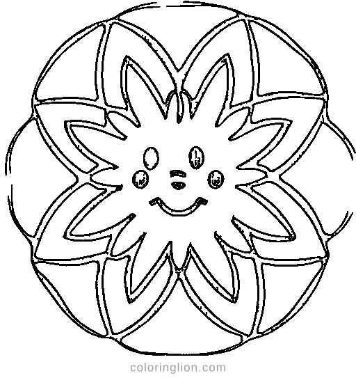 A starfish Coloring Page