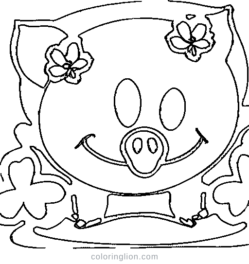 Little pig Coloring Page