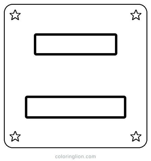 Chinese 二 Coloring Page