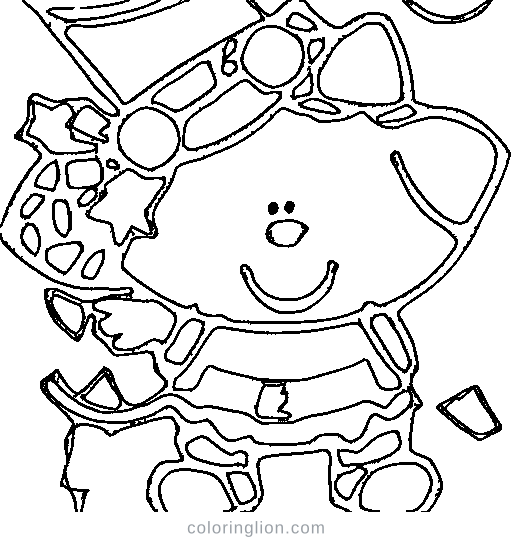 A party popper with confetti Coloring Page