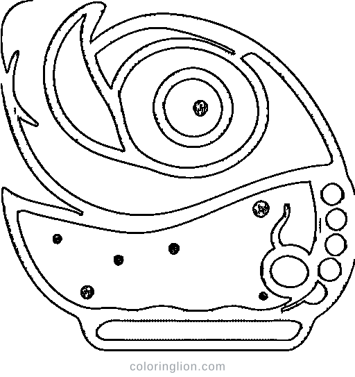A snail Coloring Page
