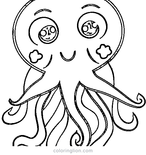 Octopus Coloring Page