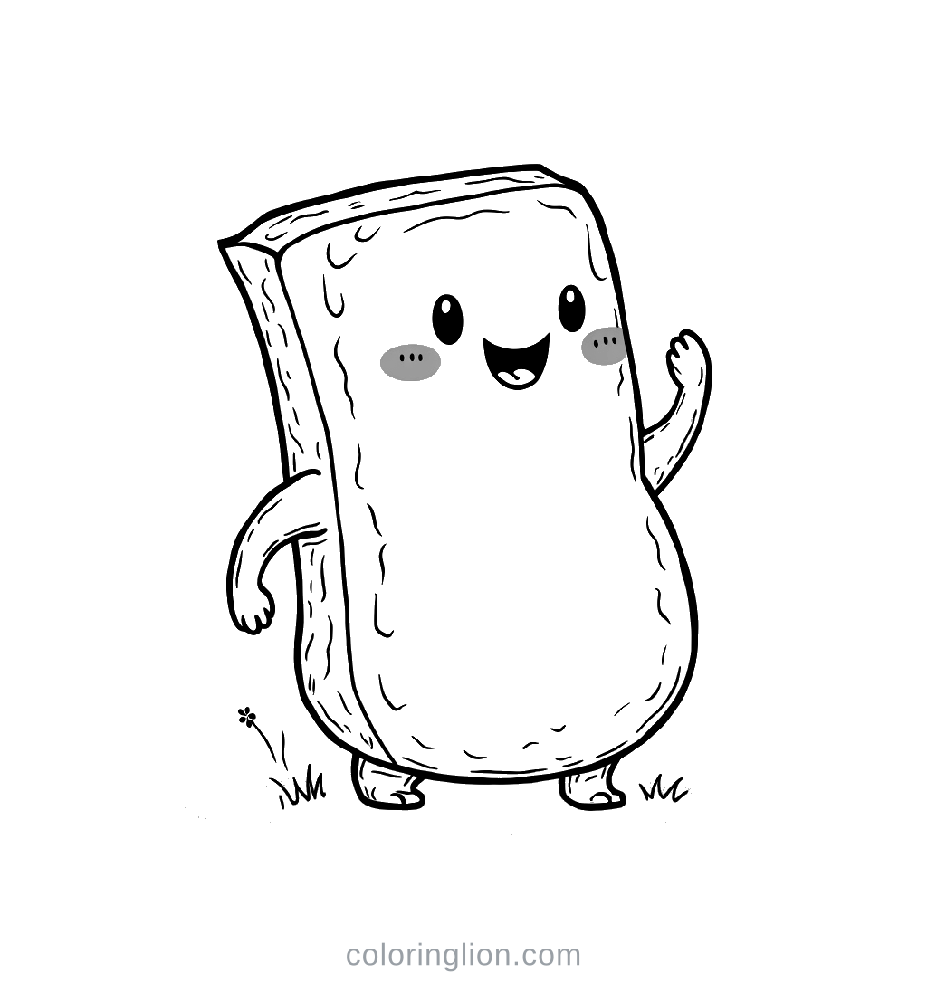 Chocolate Coloring Page