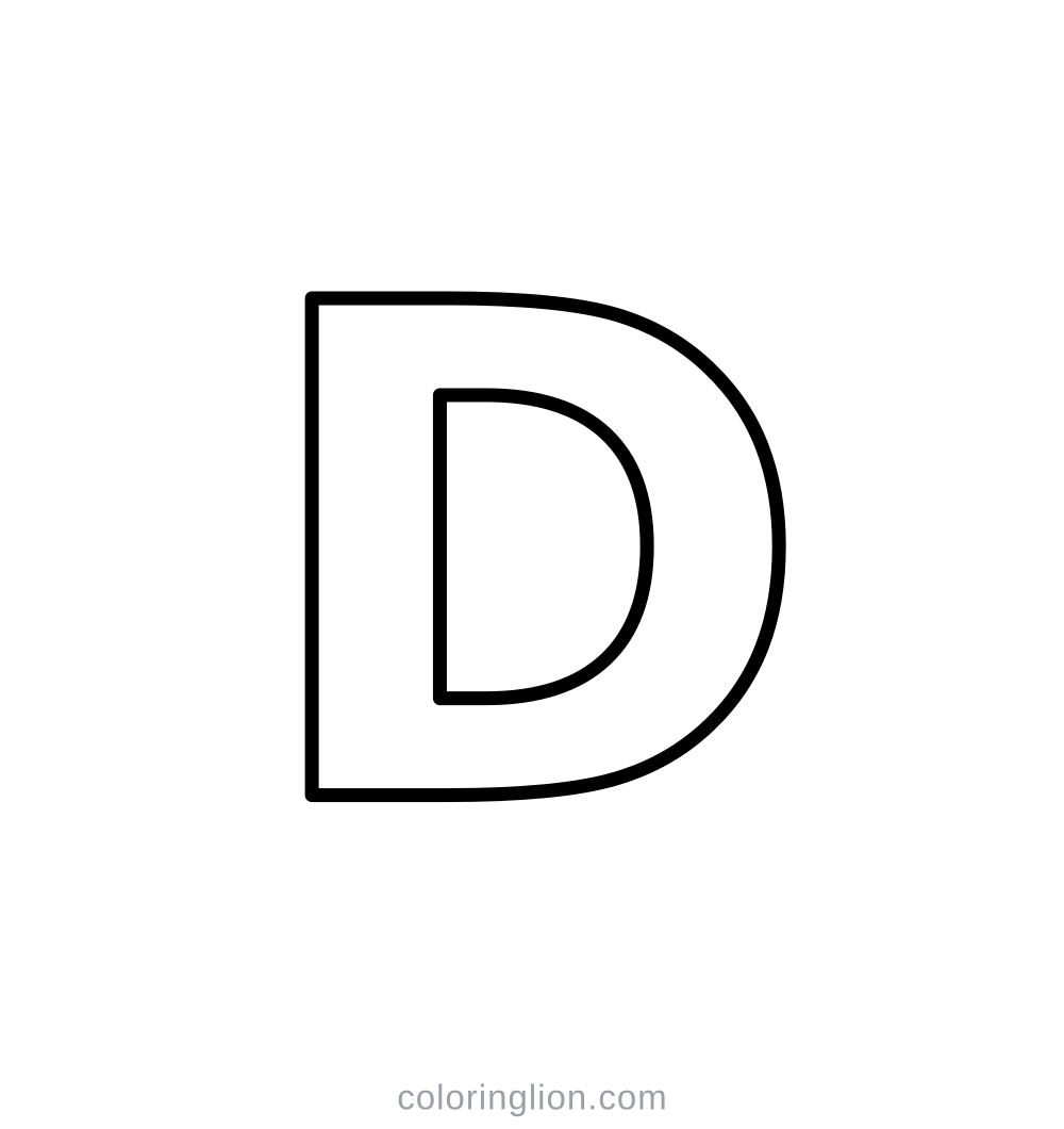 Uppercase D
