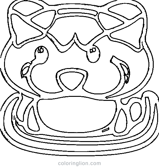 A rainbow Coloring Page