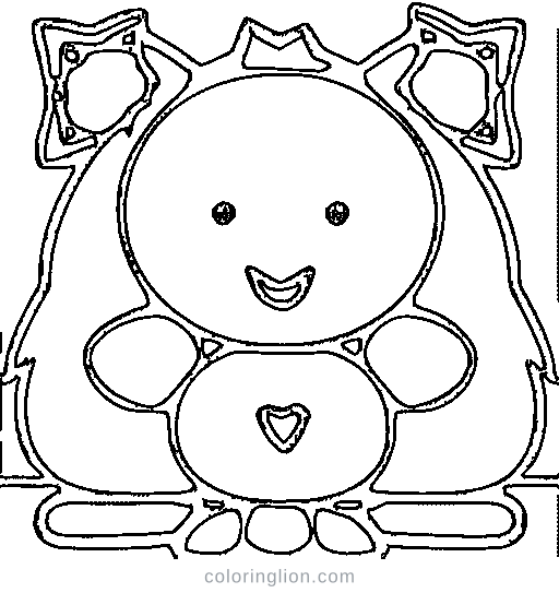 A decorated christmas tree Coloring Page