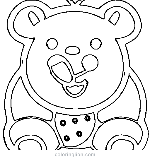 A panda Coloring Page