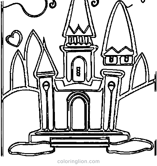Fairytale Castle Coloring Page