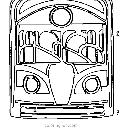 Fire Truck Coloring Page