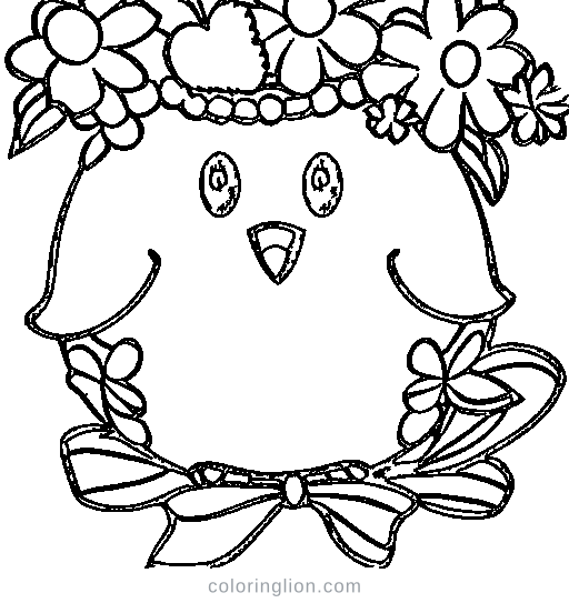 A paint palette and brush Coloring Page