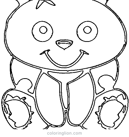 A panda Coloring Page