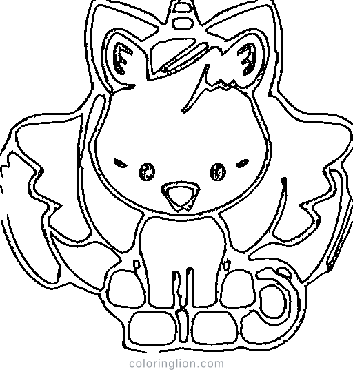 A unicorn with wings Coloring Page