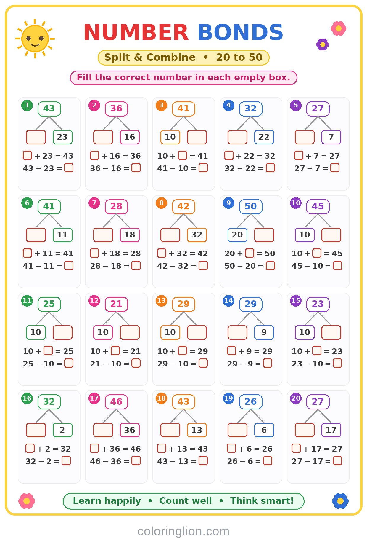 Number Bonds 11
