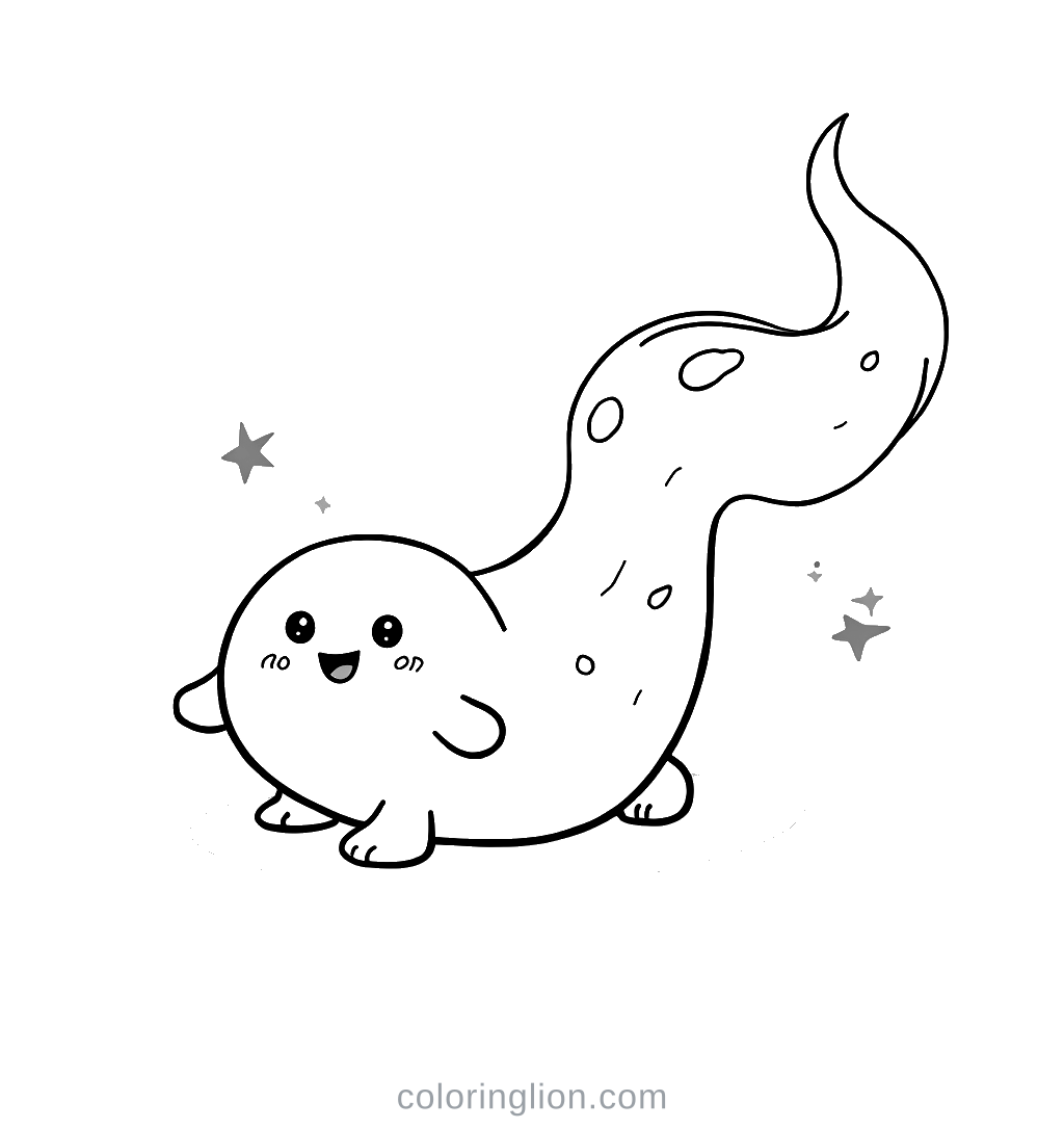 Comet Coloring Page