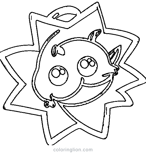 A star character Coloring Page