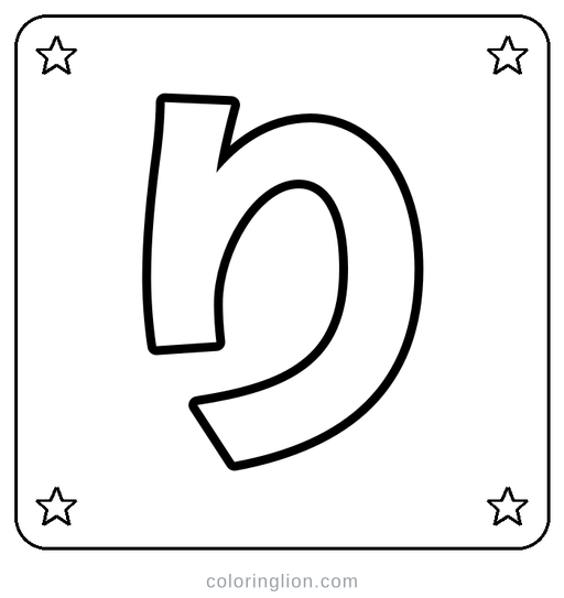 Hiragana り Coloring Page