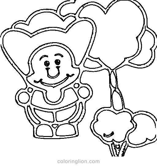 A rainbow Coloring Page