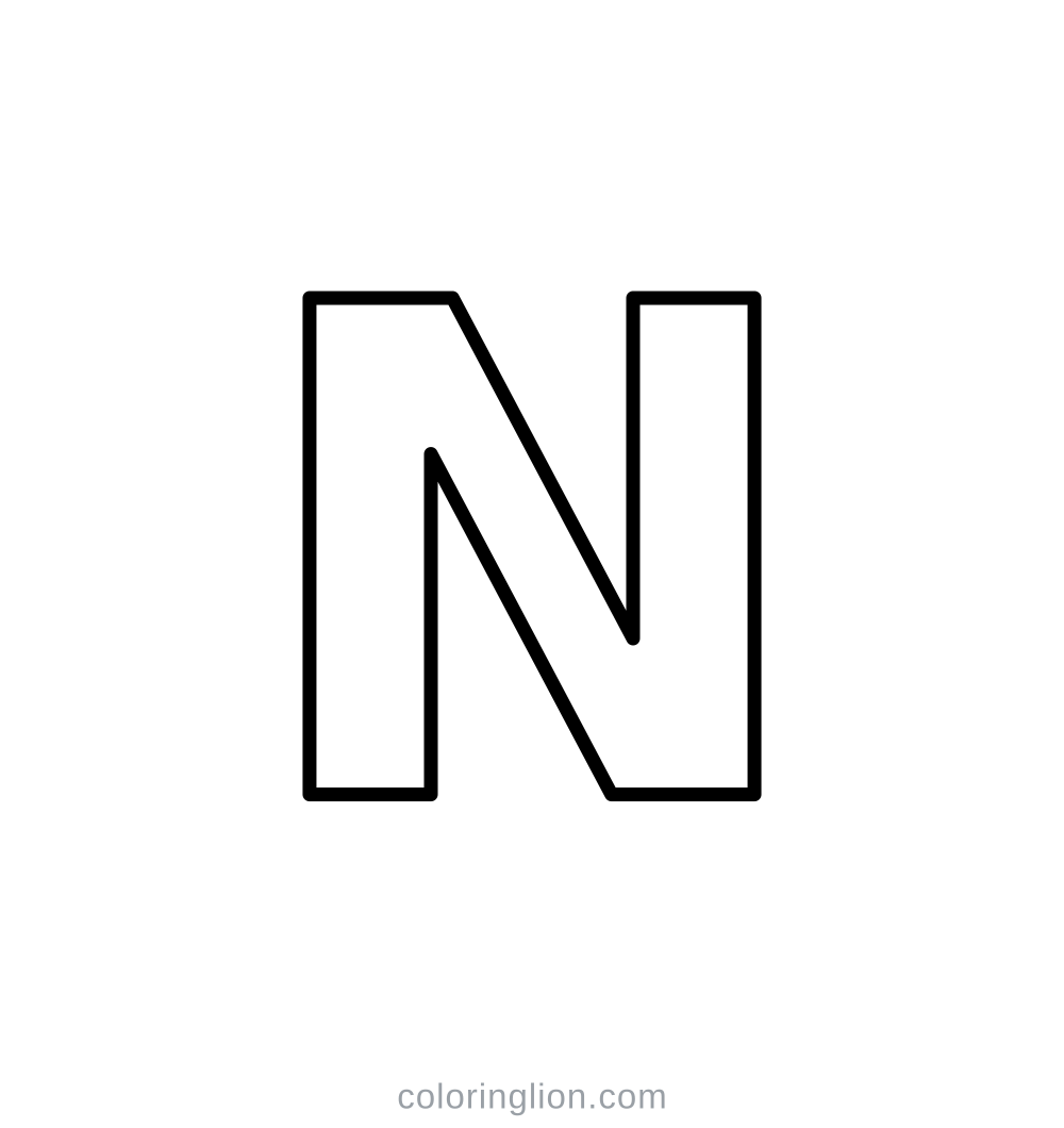 Uppercase N