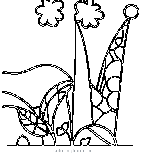A corn Coloring Page