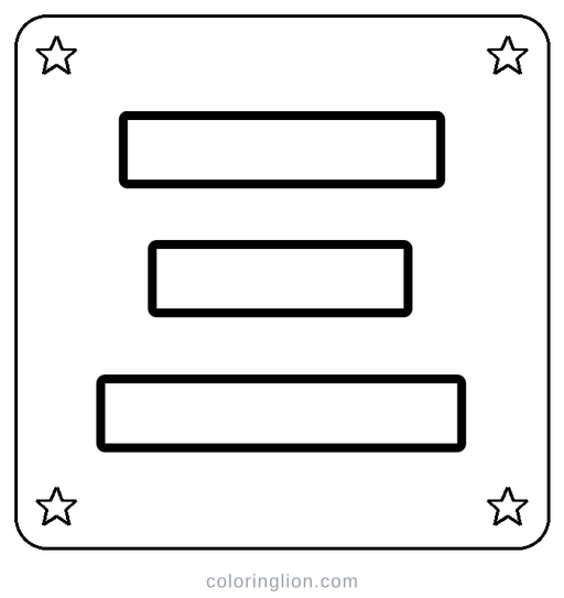 Chinese 三 Coloring Page