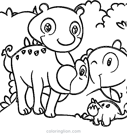 A stegosaurus Coloring Page