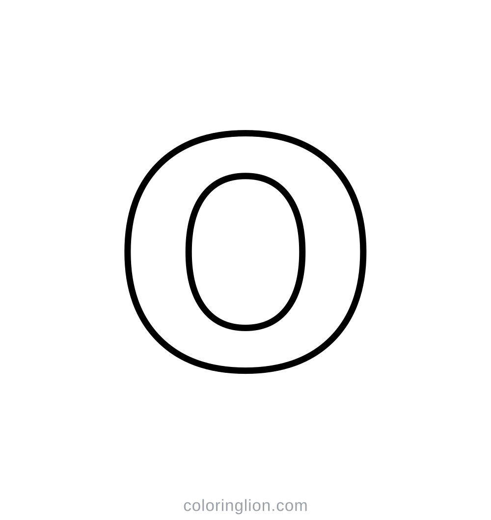 Uppercase O