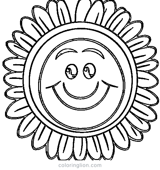 A daisy Coloring Page