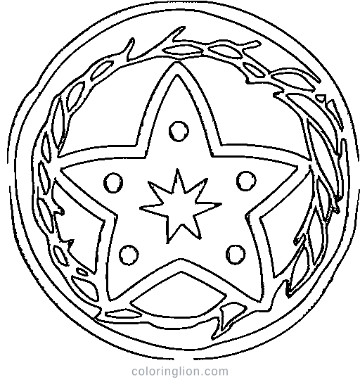 A rainbow Coloring Page