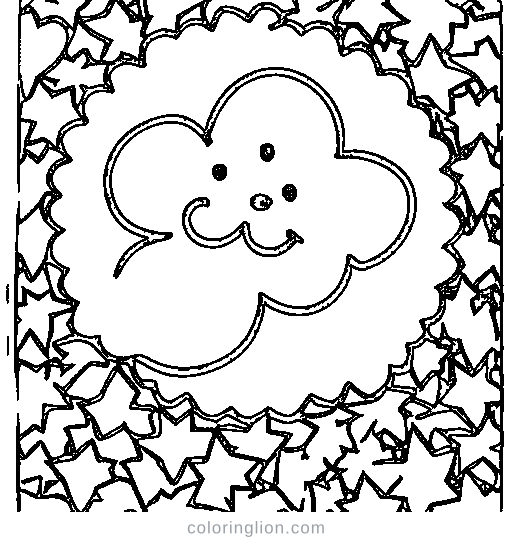 A star character Coloring Page