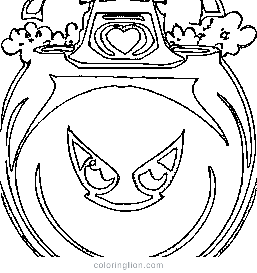 A superhero with a shield Coloring Page