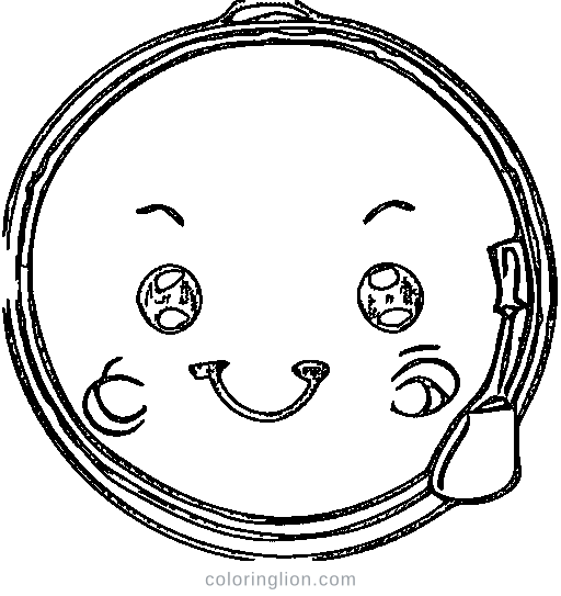A bucket of crayons Coloring Page