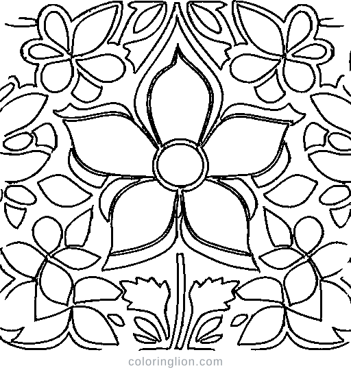 A maple leaf Coloring Page