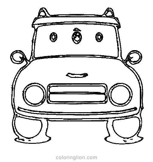 Little pickup truck Coloring Page