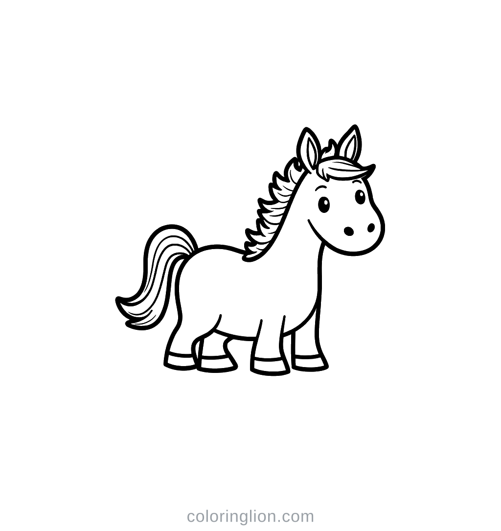 Horse Coloring Page