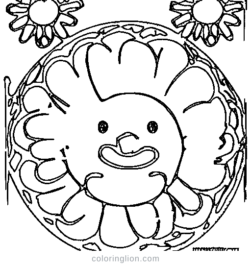 A daisy Coloring Page