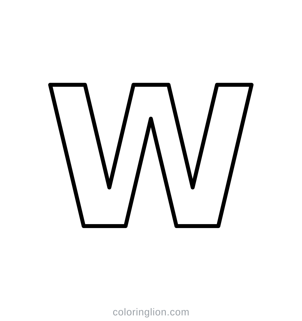 Uppercase W