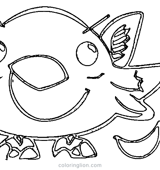 Baby chick Coloring Page