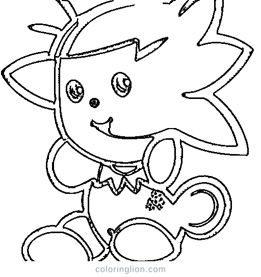 Fairy with a star Coloring Page