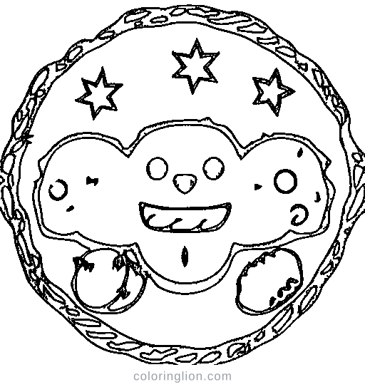 A hot dog Coloring Page