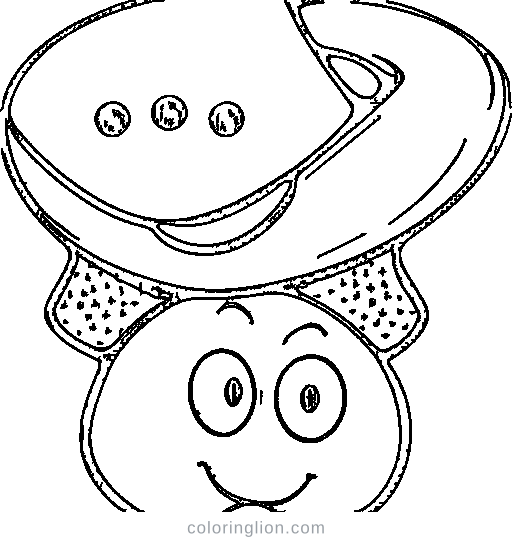 A banana Coloring Page